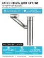 Смеситель для кухни Melodia della vita Perfetto MDV30202ss Нержавеющая сталь нержавеющая сталь Россия