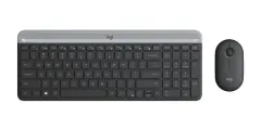 Комплект клавиатура + мышь Logitech MK470 Slim Wireless Combo, черные