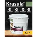 Защитно-декоративная пропитка для дерева Krasula, цвет Папоротник, 3л