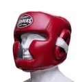 Шлем боксерский LEADERS LS FULL FACE RD/WH красный