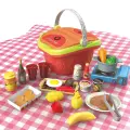 Игровой набор, детская посуда игровая Pituso Мини кухня в корзине (Пикник), 27 элементов