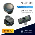 Микрофон петличный беспроводной Type C для iPhone 15, 16 и Android, 2 шт. / NOBUS Q8-Cx duo