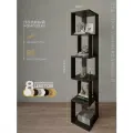Стеллаж венге для книг и игрушек, мебель для дома, полки 5 шт