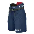 Шорты хоккейный CCM HP NEXT YT, детские, цвет: синий, размер S (обхват талии 51-55 см)