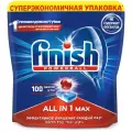 Таблетки для посудомоечной машины Finish Power All in 1, 1200 шт. в 12 уп., 1.65 кг, дой-пак