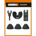 Многофункциональный набор насадок для реноватора WORX WA5099, 18 штук