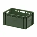 Ящик для мяса и колбасных изделий Е-3 зеленый, 600х400х300 мм
