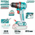 Дрель-шуруповерт Total TDLI205581 (без АКБ)