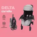 Прогулочная коляска Carrello Delta CRL-5517 Flint Grey, цвет серый, подходит для детей 6 месяцев, компактная