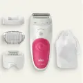 Эпилятор Braun Silk-epil S5 SES 5-600 белый/розовый