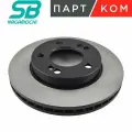 Диск тормозной передний вентилируемый SB NAGAMOCHI BR14104T для SSANGYONG Actyon, Rexton, Kyron