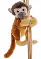 Игрушка мягконабивная LEOSCO Беличья обезьянка-обнималка 16 см