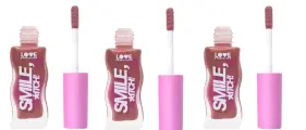 Блеск для губ Love Generation Smile, *itch! тон 04 сливово-коричневый, 10 мл 3 шт