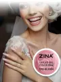 Гель для наращивания ногтей ZINA Cover Pink - розовый, для френча, самовыравнивающийся, 50 грамм, для лампы UV LED