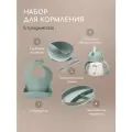 Набор детской посуды для кормления, Miyoumi силиконовый, 5 предметов