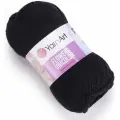 Пряжа для вязания YarnArt 'Flowers Unicolor' 50гр 200м (55% хлопок, 45% полиакрил) (746 черный), 5 мотков