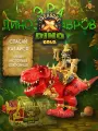 Игровой набор Moose Toys Treasure X Dino Gold Dino Dissection /сюрприз сокровищ динозавра Слепой бокс игрушка