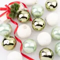 Елочные шары Herbal Tea 8 см, 16 шт, стекло, Winter Deco, 1001275