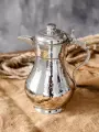Турецкий медный белый кувшин с крышкой 2 литра