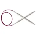 Спицы Knit Pro Nova Metal 10359, диаметр 8 мм, длина 40 см, общая длина 40 см, серебристый 2 шт.