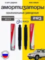 Заводские задние амортизаторы 2шт (масло) СААЗ 2123