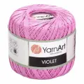 Пряжа для вязания YarnArt Violet 0319 астра 6 шт 50 гр/282 м 100% мерсеризованный хлопок