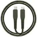 EnergEA Кабель NyloFlex USB-C to Lightning MFI C94 Green 1.5m