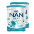 Молочная смесь Nestle NAN 2 OPTIPRO для роста, иммунитета и развития мозга, с 6 месяцев, 800 г 2 шт