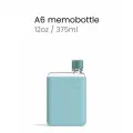 Бутылка с силиконовым чехлом Memobottle A6, голубой