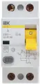 УЗО IEK 30мА тип AC ВД1-63 MDV10-2, 40 А, 2 полюса