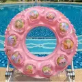 Круг для плавания, надувной круг, круг надувной для бассейна и моря, диаметр 60см, розовый, резиновый