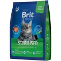 Сухой корм для стерилизованных кошек Brit Premium Sterilised с курицей 8 кг