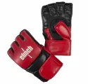 Перчатки для смешанных единоборств Clinch Combat красно-черные (размер S/M)