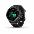 Смарт-часы Garmin Forerunner 570 - 42мм, шиферно-серый, алюминиевый безель, черный ремешок (010-02970-00)