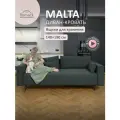 Диван кровать раскладной Romack Malta еврокнижка 140x190 Графит в гостиную, на кухню с широкими подлокотниками