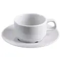 Чайная пара Дулёвский фарфор Белая штабелируемая, 1 персона, 2 предм. белый 1 2
