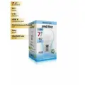 (20 шт.) Светодиодная лампочка Smartbuy шар G45 E27 7W(600lm) 4000K 4K матовая пластик SBL-G45-07-40K-E27 Нейтральный белый. Цоколь E27