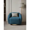 Кресло крутящееся ZAFFIRO премиум дизайн, велюр