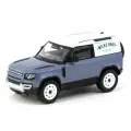 Машинка Tarmac Works 1/64 Land Rover Defender 90 D90 Matt Blue Grey Diecast Scale Model Car