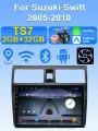 Магнитола для Suzuki Swift 2005-2010 , Автомагнитола для Сузуки Свифт 3 ,2din android 2+32G Мультимедиа Bluetooth FM WIFI Автомобильный