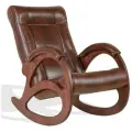 Кресло-качалка Avk Джаз, искусственная кожа, коричневое