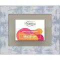 Рамка 15x25 для постера и фотографий, пластиковая, багетная, со стеклом и задником, ВсеПодрамники
