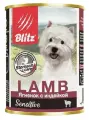 Blitz Консервы для собак, ягненок индейка BDW01-1-00400 | Sensitive Dog Lamb Turkey, 0,4 кг (2 шт)