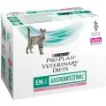 Корм для кошек Pro Plan Veterinary Diets EN St/Ox для взрослых кошек и котят для снижения проявлений острого нарушения всасывающей функции кишечника, с лососем 24 шт. x 85 г (кусочки в соусе)