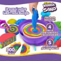 Кинэтик Сэнд. Игровой набор Цветной вихрь кинетический песок
