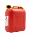 Канистра OKTAN Классик, для ГСМ, 20 л, с гофрированным шлангом, красная