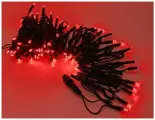 Гирлянда светодиодная уличная 24V Laitcom Legoled 100 красных LED ламп 10 м, мерцание, черный каучук, соединяемая, IP44, Laitcom LL100-1-1R