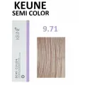KEUNE SEMI COLOR 9.71 Очень светлый блонд фиолетово-пепельный Крем-краска для волос без аммиака