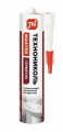 Герметик технониколь санитарный силиконовый бесцветный 280мл 12шт/уп.