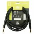 Акустический кабель инструментальный jack 6.3 mm 1/4 mono 3 м Leem LRG-X2-3 // шнур для электро гитары
